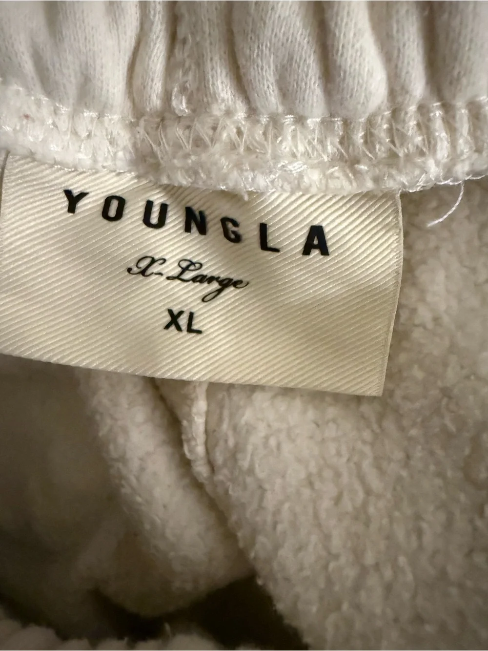 YoungLA cream sweatpants